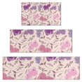 thumbnail image 1 of Pioneer Flower Floral Print Pattern Kitchen Rugs Sets Of 3,Kitchen Runner Rugs Non Skid Washable,Decorative Kitchen Floor Mats for Kitchen,Sink,Laundry,17"x30"+ 17"x47" + 17"x59", 1 of 6