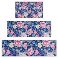 thumbnail image 1 of Pioneer Flower Floral Print Pattern Kitchen Rugs Sets Of 3,Kitchen Runner Rugs Non Skid Washable,Decorative Kitchen Floor Mats for Kitchen,Sink,Laundry,17"x30"+ 17"x47" + 17"x59", 1 of 6