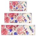 thumbnail image 1 of Pioneer Flower Floral Print Pattern Kitchen Rugs Sets Of 3,Kitchen Runner Rugs Non Skid Washable,Decorative Kitchen Floor Mats for Kitchen,Sink,Laundry,17"x30"+ 17"x47" + 17"x59", 1 of 6