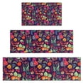 thumbnail image 1 of Pioneer Flower Floral Print Pattern Kitchen Rugs Sets Of 3,Kitchen Runner Rugs Non Skid Washable,Decorative Kitchen Floor Mats for Kitchen,Sink,Laundry,17"x30"+ 17"x47" + 17"x59", 1 of 6