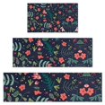 thumbnail image 1 of Pioneer Flower Floral Print Pattern Kitchen Rugs Sets Of 3,Kitchen Runner Rugs Non Skid Washable,Decorative Kitchen Floor Mats for Kitchen,Sink,Laundry,17"x30"+ 17"x47" + 17"x59", 1 of 6