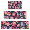 thumbnail image 1 of Pioneer Flower Floral Print Pattern Kitchen Rugs Sets Of 3,Kitchen Runner Rugs Non Skid Washable,Decorative Kitchen Floor Mats for Kitchen,Sink,Laundry,17"x30"+ 17"x47" + 17"x59", 1 of 6