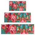thumbnail image 1 of Pioneer Flower Floral Print Pattern Kitchen Rugs Sets Of 3,Kitchen Runner Rugs Non Skid Washable,Decorative Kitchen Floor Mats for Kitchen,Sink,Laundry,17"x30"+ 17"x47" + 17"x59", 1 of 6