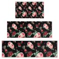 thumbnail image 1 of Pioneer Flower Floral Print Pattern Kitchen Rugs Sets Of 3,Kitchen Runner Rugs Non Skid Washable,Decorative Kitchen Floor Mats for Kitchen,Sink,Laundry,17"x30"+ 17"x47" + 17"x59", 1 of 6
