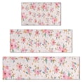 thumbnail image 1 of Pioneer Flower Floral Print Pattern Kitchen Rugs Sets Of 3,Kitchen Runner Rugs Non Skid Washable,Decorative Kitchen Floor Mats for Kitchen,Sink,Laundry,17"x30"+ 17"x47" + 17"x59", 1 of 6