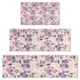 thumbnail image 1 of Pioneer Flower Floral Print Pattern Kitchen Rugs Sets Of 3,Kitchen Runner Rugs Non Skid Washable,Decorative Kitchen Floor Mats for Kitchen,Sink,Laundry,17"x30"+ 17"x47" + 17"x59", 1 of 6