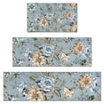 thumbnail image 1 of Pioneer Flower Floral Print Pattern Kitchen Rugs Sets Of 3,Kitchen Runner Rugs Non Skid Washable,Decorative Kitchen Floor Mats for Kitchen,Sink,Laundry,17"x30"+ 17"x47" + 17"x59", 1 of 6
