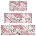 thumbnail image 1 of Pioneer Flower Floral Print Pattern Kitchen Rugs Sets Of 3,Kitchen Runner Rugs Non Skid Washable,Decorative Kitchen Floor Mats for Kitchen,Sink,Laundry,17"x30"+ 17"x47" + 17"x59", 1 of 6