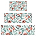 thumbnail image 1 of Pioneer Flower Floral Print Pattern Kitchen Rugs Sets Of 3,Kitchen Runner Rugs Non Skid Washable,Decorative Kitchen Floor Mats for Kitchen,Sink,Laundry,17"x30"+ 17"x47" + 17"x59", 1 of 6