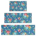 thumbnail image 1 of Pioneer Flower Floral Print Pattern Kitchen Rugs Sets Of 3,Kitchen Runner Rugs Non Skid Washable,Decorative Kitchen Floor Mats for Kitchen,Sink,Laundry,17"x30"+ 17"x47" + 17"x59", 1 of 6