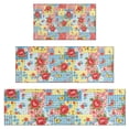 thumbnail image 1 of Pioneer Flower Floral Print Pattern Kitchen Rugs Sets Of 3,Kitchen Runner Rugs Non Skid Washable,Decorative Kitchen Floor Mats for Kitchen,Sink,Laundry,17X30 Inch + 17X47 Inch + 17X59 Inch, 1 of 6