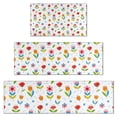 thumbnail image 1 of Pioneer Flower Floral Print Pattern Kitchen Rugs Sets Of 3,Kitchen Runner Rugs Non Skid Washable,Decorative Kitchen Floor Mats for Kitchen,Sink,Laundry,17X30 Inch + 17X47 Inch + 17X59 Inch, 1 of 6