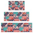 thumbnail image 1 of Pioneer Flower Floral Print Pattern Kitchen Rugs Sets Of 3,Kitchen Runner Rugs Non Skid Washable,Decorative Kitchen Floor Mats for Kitchen,Sink,Laundry,17X30 Inch + 17X47 Inch + 17X59 Inch, 1 of 6