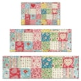 thumbnail image 1 of Pioneer Flower Floral Print Pattern Kitchen Rugs Sets Of 3,Kitchen Runner Rugs Non Skid Washable,Decorative Kitchen Floor Mats for Kitchen,Sink,Laundry,17X30 Inch + 17X47 Inch + 17X59 Inch, 1 of 6
