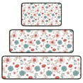 thumbnail image 1 of Pioneer Flower Floral Print Pattern Kitchen Rugs Sets Of 3,Kitchen Runner Rugs Non Skid Washable,Decorative Kitchen Floor Mats for Kitchen,Sink,Laundry,17X30 Inch + 17X47 Inch + 17X59 Inch, 1 of 6