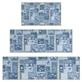 thumbnail image 1 of Pioneer Flower Floral Print Pattern Kitchen Rugs Sets Of 3,Kitchen Runner Rugs Non Skid Washable,Decorative Kitchen Floor Mats for Kitchen,Sink,Laundry,17X30 Inch + 17X47 Inch + 17X59 Inch, 1 of 6