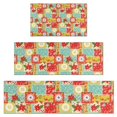 thumbnail image 1 of Pioneer Flower Floral Print Pattern Kitchen Rugs Sets Of 3,Kitchen Runner Rugs Non Skid Washable,Decorative Kitchen Floor Mats for Kitchen,Sink,Laundry,17X30 Inch + 17X47 Inch + 17X59 Inch, 1 of 6