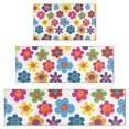 thumbnail image 1 of Pioneer Flower Floral Print Pattern Kitchen Rugs Sets Of 3,Kitchen Runner Rugs Non Skid Washable,Decorative Kitchen Floor Mats for Kitchen,Sink,Laundry,17X30 Inch + 17X47 Inch + 17X59 Inch, 1 of 6