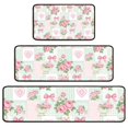 thumbnail image 1 of Pioneer Flower Floral Print Pattern Kitchen Rugs Sets Of 3,Kitchen Runner Rugs Non Skid Washable,Decorative Kitchen Floor Mats for Kitchen,Sink,Laundry,17X30 Inch + 17X47 Inch + 17X59 Inch, 1 of 6
