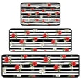 thumbnail image 1 of Pioneer Flower Floral Print Pattern Kitchen Rugs Sets Of 3,Kitchen Runner Rugs Non Skid Washable,Decorative Kitchen Floor Mats for Kitchen,Sink,Laundry,17X30 Inch + 17X47 Inch + 17X59 Inch, 1 of 6
