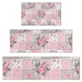 thumbnail image 1 of Pioneer Flower Floral Print Pattern Kitchen Rugs Sets Of 3,Kitchen Runner Rugs Non Skid Washable,Decorative Kitchen Floor Mats for Kitchen,Sink,Laundry,17X30 Inch + 17X47 Inch + 17X59 Inch, 1 of 6