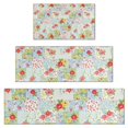 thumbnail image 1 of Pioneer Flower Floral Print Pattern Kitchen Rugs Sets Of 3,Kitchen Runner Rugs Non Skid Washable,Decorative Kitchen Floor Mats for Kitchen,Sink,Laundry,17X30 Inch + 17X47 Inch + 17X59 Inch, 1 of 6