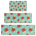 thumbnail image 1 of Pioneer Flower Floral Print Pattern Kitchen Rugs Sets Of 3,Kitchen Runner Rugs Non Skid Washable,Decorative Kitchen Floor Mats for Kitchen,Sink,Laundry,17X30 Inch + 17X47 Inch + 17X59 Inch, 1 of 6