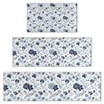 thumbnail image 1 of Pioneer Flower Floral Print Pattern Kitchen Rugs Sets Of 3,Kitchen Runner Rugs Non Skid Washable,Decorative Kitchen Floor Mats for Kitchen,Sink,Laundry,17X30 Inch + 17X47 Inch + 17X59 Inch, 1 of 6