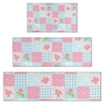 thumbnail image 1 of Pioneer Flower Floral Print Pattern Kitchen Rugs Sets Of 3,Kitchen Runner Rugs Non Skid Washable,Decorative Kitchen Floor Mats for Kitchen,Sink,Laundry,17X30 Inch + 17X47 Inch + 17X59 Inch, 1 of 6