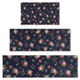 thumbnail image 1 of Pioneer Flower Floral Print Pattern Kitchen Rugs Sets Of 3,Kitchen Runner Rugs Non Skid Washable,Decorative Kitchen Floor Mats for Kitchen,Sink,Laundry,17X30 Inch + 17X47 Inch + 17X59 Inch, 1 of 6