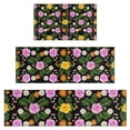 thumbnail image 1 of Pioneer Flower Floral Print Pattern Kitchen Rugs Sets Of 3,Kitchen Runner Rugs Non Skid Washable,Decorative Kitchen Floor Mats for Kitchen,Sink,Laundry,17X30 Inch + 17X47 Inch + 17X59 Inch, 1 of 6