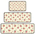 thumbnail image 1 of Pioneer Flower Floral Print Pattern Kitchen Rugs Sets Of 3,Kitchen Runner Rugs Non Skid Washable,Decorative Kitchen Floor Mats for Kitchen,Sink,Laundry,17X30 Inch + 17X47 Inch + 17X59 Inch, 1 of 6