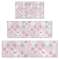 thumbnail image 1 of Pioneer Flower Floral Print Pattern Kitchen Rugs Sets Of 3,Kitchen Runner Rugs Non Skid Washable,Decorative Kitchen Floor Mats for Kitchen,Sink,Laundry,17X30 Inch + 17X47 Inch + 17X59 Inch, 1 of 6