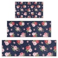 thumbnail image 1 of Pioneer Flower Floral Print Pattern Kitchen Rugs Sets Of 3,Kitchen Runner Rugs Non Skid Washable,Decorative Kitchen Floor Mats for Kitchen,Sink,Laundry,17X30 Inch + 17X47 Inch + 17X59 Inch, 1 of 6