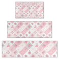 thumbnail image 1 of Pioneer Flower Floral Print Pattern Kitchen Rugs Sets Of 3,Kitchen Runner Rugs Non Skid Washable,Decorative Kitchen Floor Mats for Kitchen,Sink,Laundry,17X30 Inch + 17X47 Inch + 17X59 Inch, 1 of 6