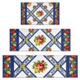 thumbnail image 1 of Pioneer Flower Floral Print Pattern Kitchen Rugs Sets Of 3,Kitchen Runner Rugs Non Skid Washable,Decorative Kitchen Floor Mats for Kitchen,Sink,Laundry,17X30 Inch + 17X47 Inch + 17X59 Inch, 1 of 6