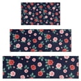 thumbnail image 1 of Pioneer Flower Floral Print Pattern Kitchen Rugs Sets Of 3,Kitchen Runner Rugs Non Skid Washable,Decorative Kitchen Floor Mats for Kitchen,Sink,Laundry,17X30 Inch + 17X47 Inch + 17X59 Inch, 1 of 6