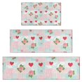 thumbnail image 1 of Pioneer Flower Floral Print Pattern Kitchen Rugs Sets Of 3,Kitchen Runner Rugs Non Skid Washable,Decorative Kitchen Floor Mats for Kitchen,Sink,Laundry,17X30 Inch + 17X47 Inch + 17X59 Inch, 1 of 6