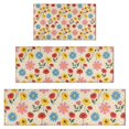 thumbnail image 1 of Pioneer Flower Floral Print Pattern Kitchen Rugs Sets Of 3,Kitchen Runner Rugs Non Skid Washable,Decorative Kitchen Floor Mats for Kitchen,Sink,Laundry,17X30 Inch + 17X47 Inch + 17X59 Inch, 1 of 6