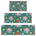 thumbnail image 1 of Pioneer Flower Floral Print Pattern Kitchen Rugs Sets Of 3,Kitchen Runner Rugs Non Skid Washable,Decorative Kitchen Floor Mats for Kitchen,Sink,Laundry,17X30 Inch + 17X47 Inch + 17X59 Inch, 1 of 6