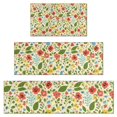thumbnail image 1 of Pioneer Flower Floral Print Pattern Kitchen Rugs Sets Of 3,Kitchen Runner Rugs Non Skid Washable,Decorative Kitchen Floor Mats for Kitchen,Sink,Laundry,17X30 Inch + 17X47 Inch + 17X59 Inch, 1 of 6