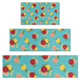 thumbnail image 1 of Pioneer Flower Floral Print Pattern Kitchen Rugs Sets Of 3,Kitchen Runner Rugs Non Skid Washable,Decorative Kitchen Floor Mats for Kitchen,Sink,Laundry,17X30 Inch + 17X47 Inch + 17X59 Inch, 1 of 6