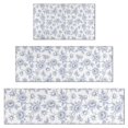 thumbnail image 1 of Pioneer Flower Floral Print Pattern Kitchen Rugs Sets Of 3,Kitchen Runner Rugs Non Skid Washable,Decorative Kitchen Floor Mats for Kitchen,Sink,Laundry,17X30 Inch + 17X47 Inch + 17X59 Inch, 1 of 6