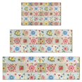 thumbnail image 1 of Pioneer Flower Floral Print Pattern Kitchen Rugs Sets Of 3,Kitchen Runner Rugs Non Skid Washable,Decorative Kitchen Floor Mats for Kitchen,Sink,Laundry,17X30 Inch + 17X47 Inch + 17X59 Inch, 1 of 6