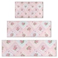 thumbnail image 1 of Pioneer Flower Floral Print Pattern Kitchen Rugs Sets Of 3,Kitchen Runner Rugs Non Skid Washable,Decorative Kitchen Floor Mats for Kitchen,Sink,Laundry,17X30 Inch + 17X47 Inch + 17X59 Inch, 1 of 6
