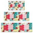 thumbnail image 1 of Pioneer Flower Floral Print Pattern Kitchen Rugs Sets Of 3,Kitchen Runner Rugs Non Skid Washable,Decorative Kitchen Floor Mats for Kitchen,Sink,Laundry,17X30 Inch + 17X47 Inch + 17X59 Inch, 1 of 6