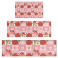 thumbnail image 1 of Pioneer Flower Floral Print Pattern Kitchen Rugs Sets Of 3,Kitchen Runner Rugs Non Skid Washable,Decorative Kitchen Floor Mats for Kitchen,Sink,Laundry,17X30 Inch + 17X47 Inch + 17X59 Inch, 1 of 6
