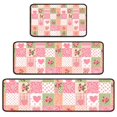 thumbnail image 1 of Pioneer Flower Floral Print Pattern Kitchen Rugs Sets Of 3,Kitchen Runner Rugs Non Skid Washable,Decorative Kitchen Floor Mats for Kitchen,Sink,Laundry,17X30 Inch + 17X47 Inch + 17X59 Inch, 1 of 6