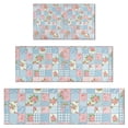 thumbnail image 1 of Pioneer Flower Floral Print Pattern Kitchen Rugs Sets Of 3,Kitchen Runner Rugs Non Skid Washable,Decorative Kitchen Floor Mats for Kitchen,Sink,Laundry,17X30 Inch + 17X47 Inch + 17X59 Inch, 1 of 6