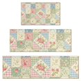 thumbnail image 1 of Pioneer Flower Floral Print Pattern Kitchen Rugs Sets Of 3,Kitchen Runner Rugs Non Skid Washable,Decorative Kitchen Floor Mats for Kitchen,Sink,Laundry,17X30 Inch + 17X47 Inch + 17X59 Inch, 1 of 6